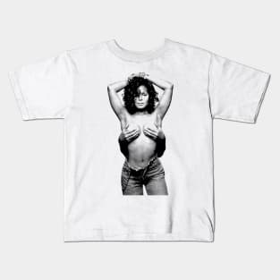 Janet Jackson 80s 90s Vintage Kids T-Shirt